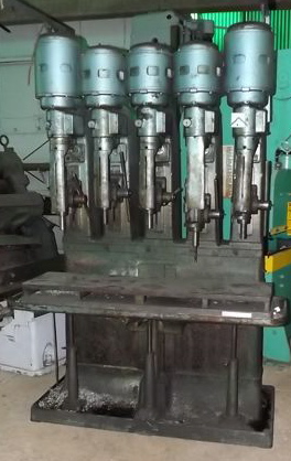 18" LeLAND GIFFORD ... (5) SPINDLE DRILL PRESS